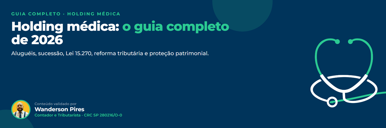 Holding médica: o guia completo de 2026