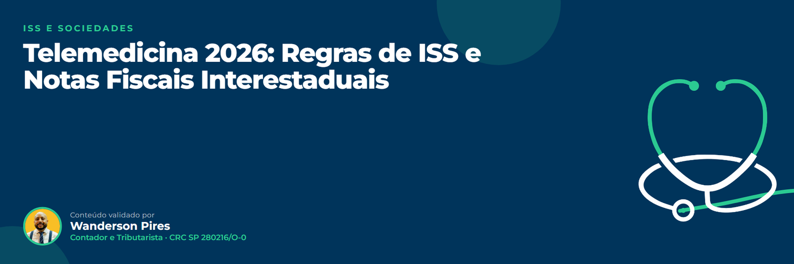 ISS na telemedicina: Telemedicina 2026: Regras de ISS e Notas Fiscais Interestaduais